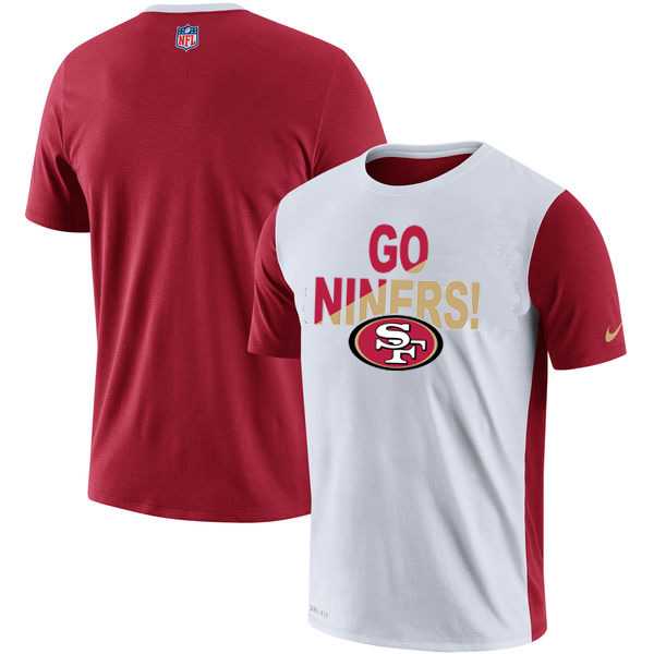 San Francisco 49ers Nike Performance T-Shirt White,We sell and wholesale San Francisco 49ers Nike Performance T-Shirt White on line form chian!